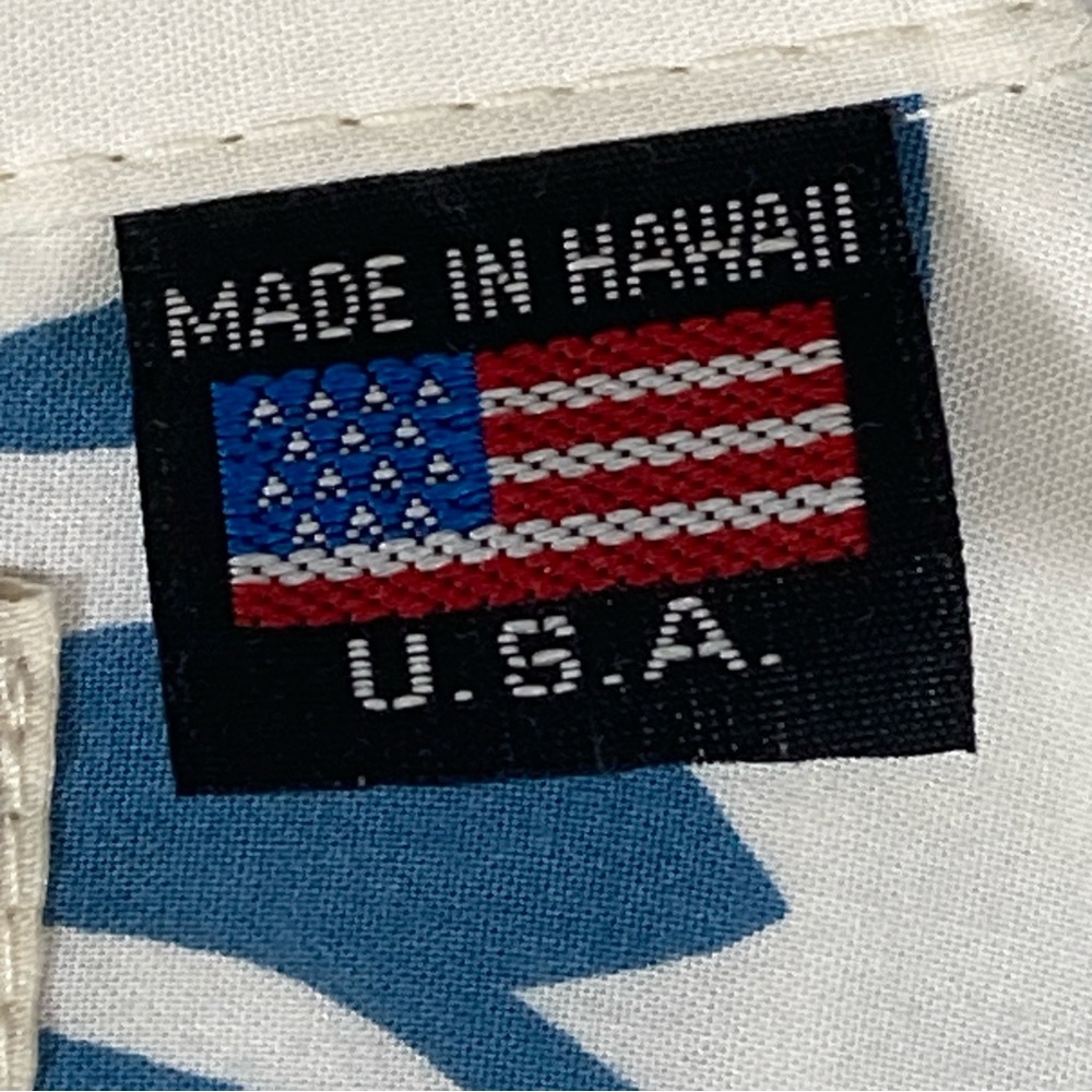 Kalaheo Hawaiian Aloha Shirt Small Reverse Print USA Palm Flowers Leaves Floral - Picture 5 of 15